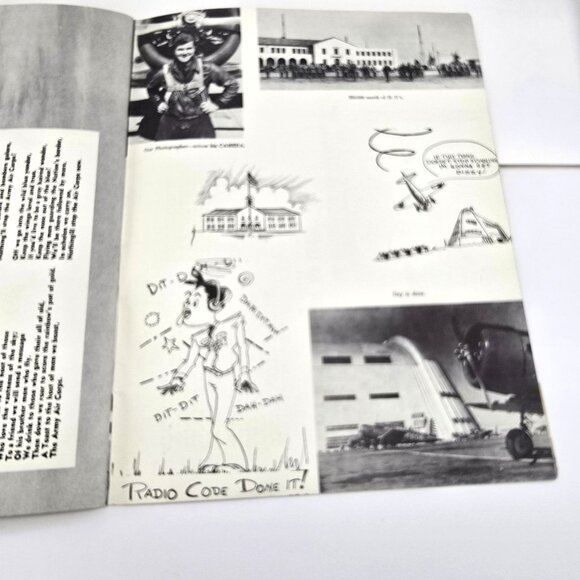 The Hangar 42-F Vintage Aviation Yearbook Military History Photo RARE FIND LI630 - Picture 3 of 7